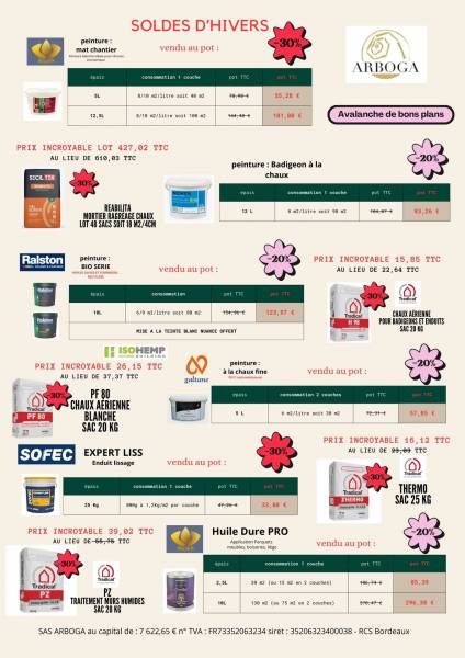 solde isolation enduit gironde